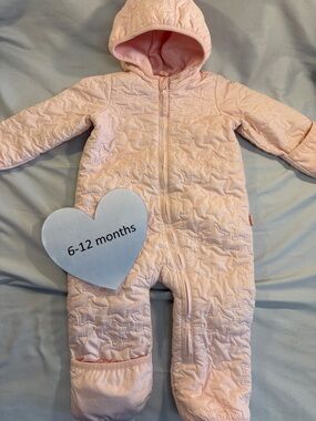 GAP - lightweight poly filled star embroidered snow suit/bunting bag